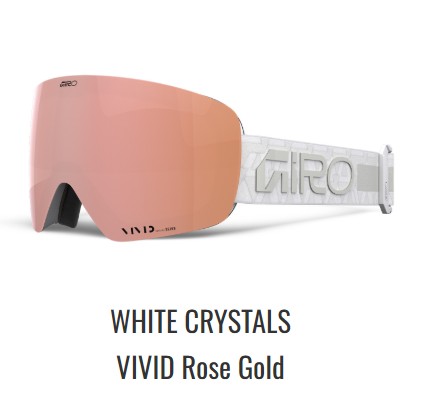 新品未使用 25-26 GIRO GOGGLE CONTOUR RS WHITE CRYSTALS VIVID Rose Gold  即日発送 土日祝発送OK