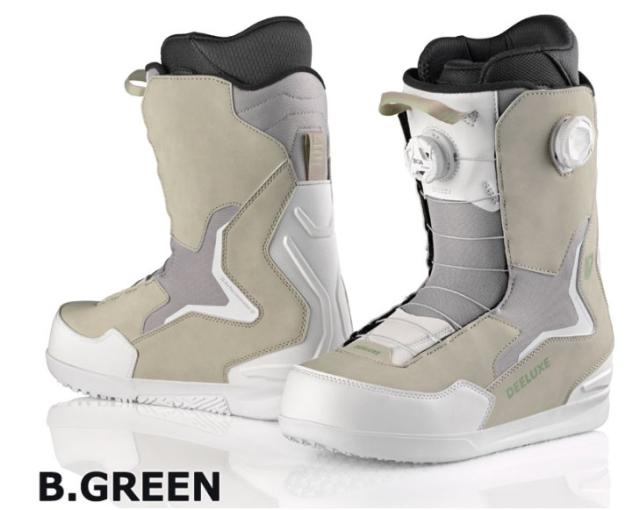 新品未使用 25-26 DEELUXE BOOTS ID DUAL BOA S3 BARELY GREEN 26.5 ディーラックス 即日発送 土日祝発送OK