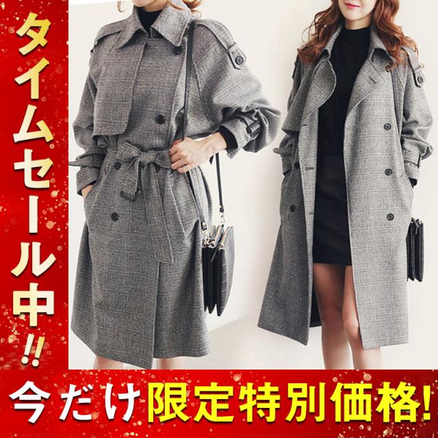 トレンチコート レディース スプリングコート ロングコート 無地 上品 高級感 チェスター 通勤 卒業式 服 母 通勤 お洒落