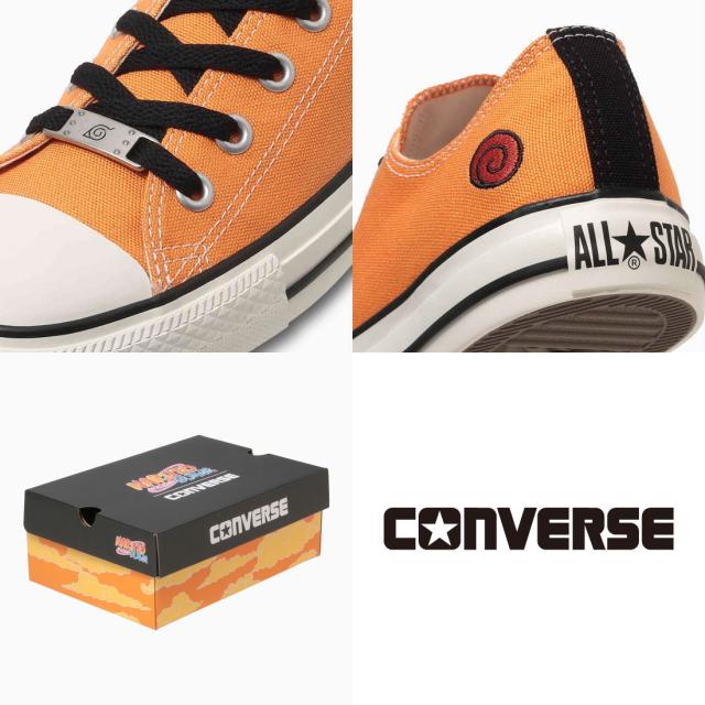 コンバース CONVERSE レディース メンズ スニーカー オールスター OX ナルト疾風伝 ナルト シップウデン ローカット うずまきナルト うちはサスケ 春野サクラ はたけカカシ コラボスニーカー ジャンプ アニメコラボ ユニセックス NARUTO_11