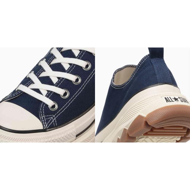 コンバース CONVERSE レディース スニーカー オールスター トレックウエーブ OX 厚底 ローカット シンプル ネイビー カジュアル_4
