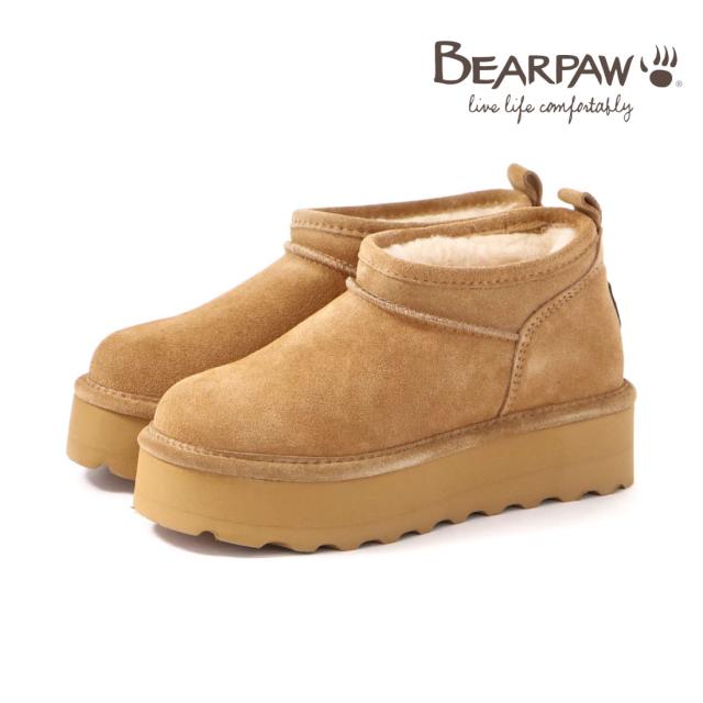 ベアパウ Bearpaw レディース ブーツ レトロ スーパー ショーティー Retro Super Shorty 3051W ムートンブーツ ショートブーツ 厚底 厚底ブーツ 暖かい 撥水 軽い 軽量 正規品_4