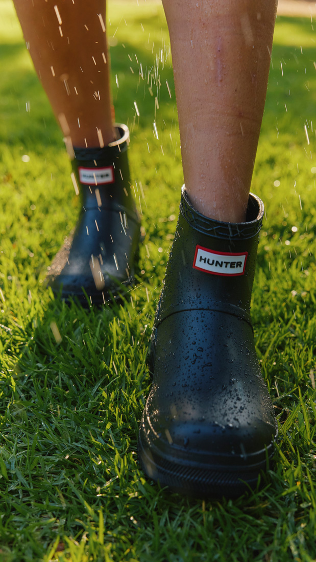 ハンター HUNTER レディース レインブーツ ユニセックス プレイ モールデット ブーツ UFS7105PVC ショートブーツ 雨靴 長靴 防水 正規品_3