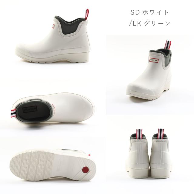ハンター HUNTER レディース レインブーツ プレイ ネオプレン チェルシー ブーツ 防水 長靴 雨靴 レインシューズ 防滑 ショートブーツ_10