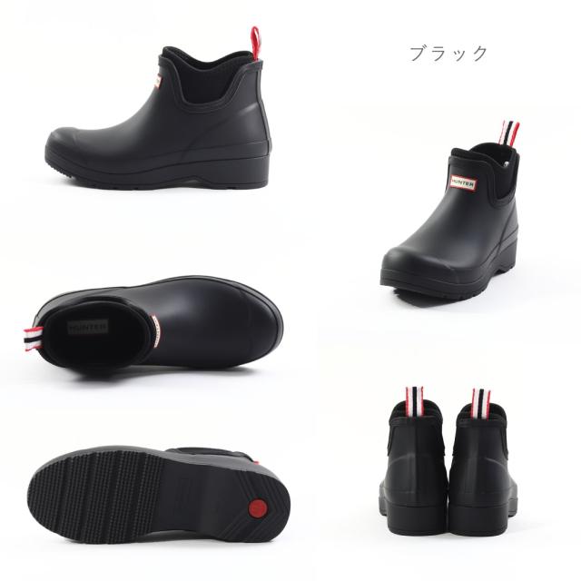 ハンター HUNTER レディース レインブーツ プレイ ネオプレン チェルシー ブーツ 防水 長靴 雨靴 レインシューズ 防滑 ショートブーツ_11
