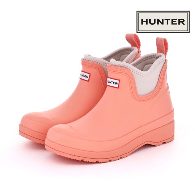 ハンター HUNTER レディース レインブーツ プレイ ネオプレン チェルシー ブーツ 防水 長靴 雨靴 レインシューズ 防滑 ショートブーツ_2