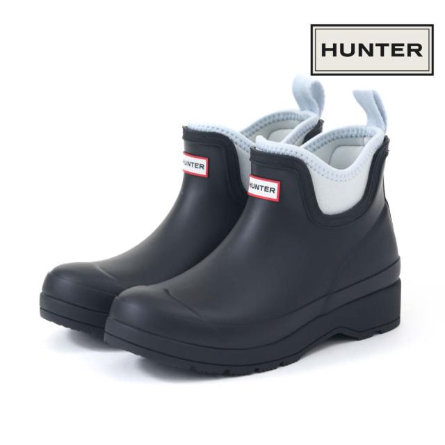 ハンター HUNTER レディース レインブーツ プレイ ネオプレン チェルシー ブーツ 防水 長靴 雨靴 レインシューズ 防滑 ショートブーツ_3