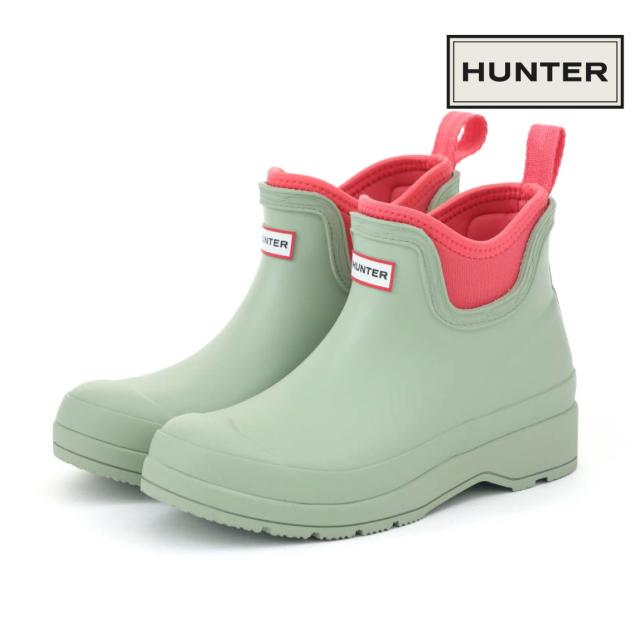 ハンター HUNTER レディース レインブーツ プレイ ネオプレン チェルシー ブーツ 防水 長靴 雨靴 レインシューズ 防滑 ショートブーツ_4
