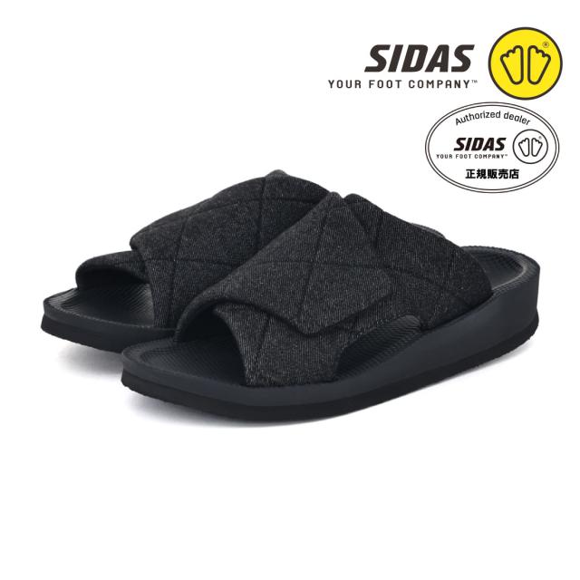 シダス SIDAS メンズ レディース スリッパ リカバリールームシューズ ウチッパ UTIPPA タオル ルームシューズ 血行促進 疲労軽減 冷え性 むくみ 腰痛 足の痛み ベルクロ チェック_11