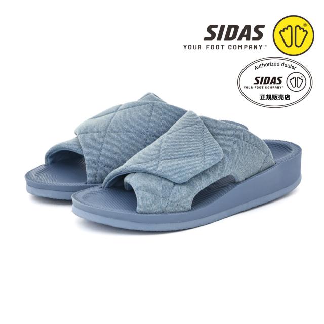 シダス SIDAS メンズ レディース スリッパ リカバリールームシューズ ウチッパ UTIPPA タオル ルームシューズ 血行促進 疲労軽減 冷え性 むくみ 腰痛 足の痛み ベルクロ チェック_12