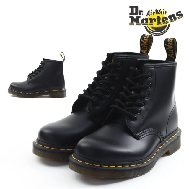 ドクターマーチン Dr.Martens レディース シューズ 101 YS スムース 6 ホール ブーツ 26230001 レザー イエローステッチ 定番