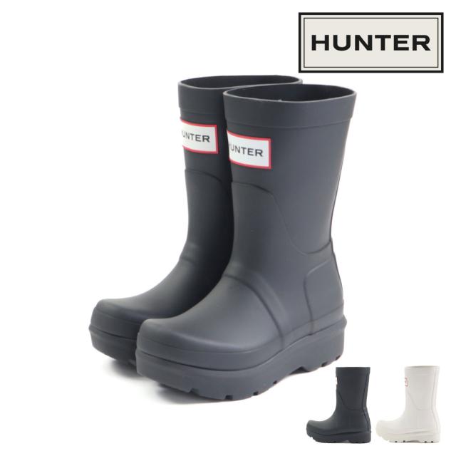 未使用！極美品！ハンター　オリジナル ショート ブーツ　レインブーツ　ミドル丈 HUNTER ハンター レインブーツ レディース 長靴 オリジナル