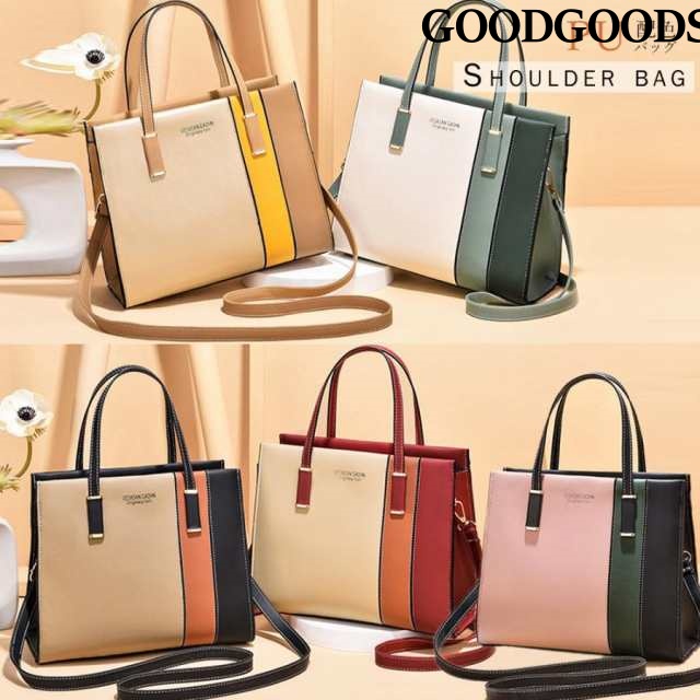 配色ショルダーバッグ 2way 斜め掛け韓国の通販は 5,250円