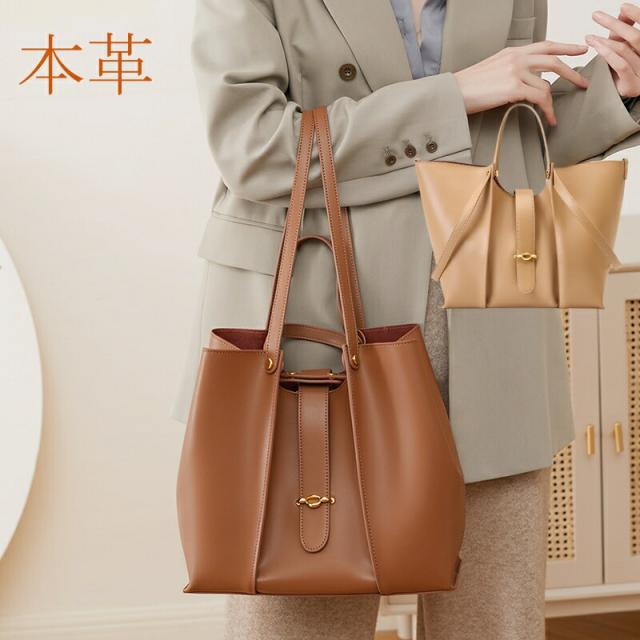 本革トートバッグ 高品質本革 牛革 ハンドバッグ ハンドメイド 本革鞄 ショルダーバック レディース 送料無料の通販は 12,816円