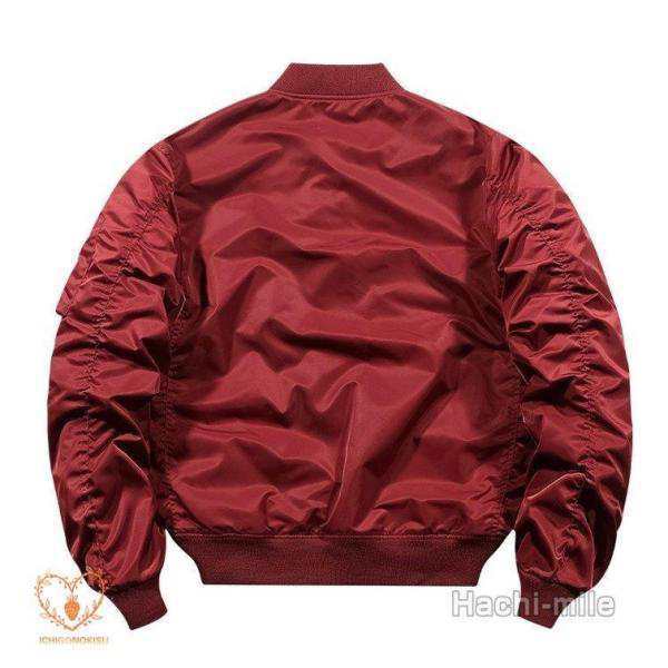 ミリタリージャケット メンズ MA1 スタジャン ジャケット アウター 春 秋 冬 無地 ポケット カッコイイ おしゃれの通販は