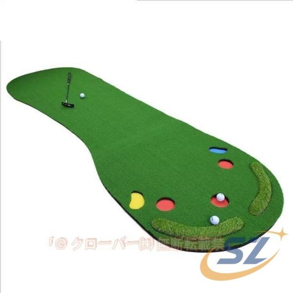 高品質ゴルフパター練習マット 室内でも練習できる 人工芝 サイズ3M×１M インテリア シェンヘン 家庭用 省スペース 快適 収納便利 おしゃれ 新生活 便利 12,507円