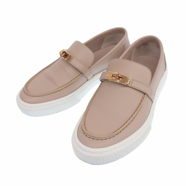 エルメス ゲーム ケリーバックル スニーカー レディース ピンク HERMES 中古 【アパレル・小物】