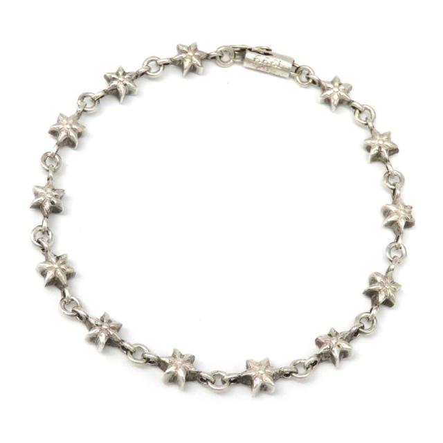 クロムハーツ タイニー スター ブレスレット 13LINK SV925 14K(留め具) ユニセックス CHROME HEARTS 中古 【アパレル・小物】の通販は