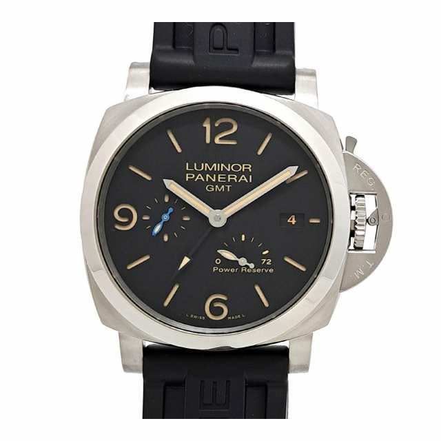 オフィチーネ パネライ ルミノール1950 3デイズ GMT パワーリザーブ スモールセコンド PAM01321 自動巻き 中古 【時計】の通販は