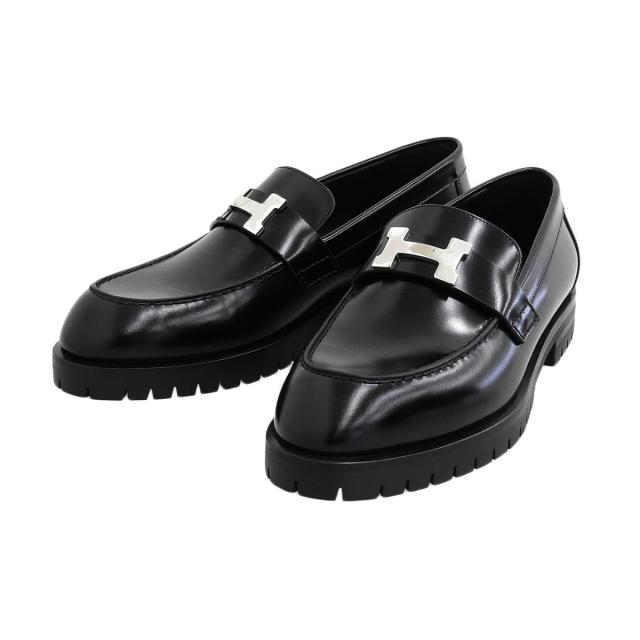 エルメス フォーブル モカシン レディース ブラック HERMES 中古 【アパレル・小物】