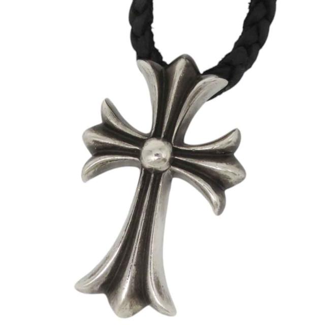 超美品　CHROME HEARTS クロムハーツ CHクロス レザーブレイド 楽天市場】CHROME HEARTS BENT CH CROSS BRACELET ON LEATHER
