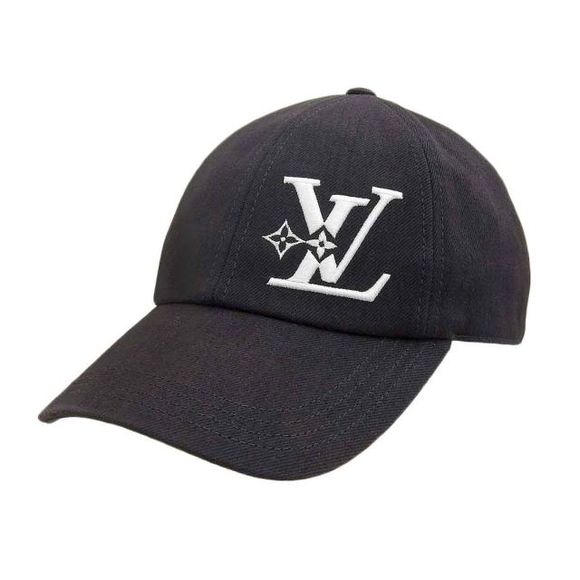 ルイヴィトン LV スマッシュ キャップ M7608L ユニセックス ブラック LOUIS VUITTON  【アパレル・小物】 帽子