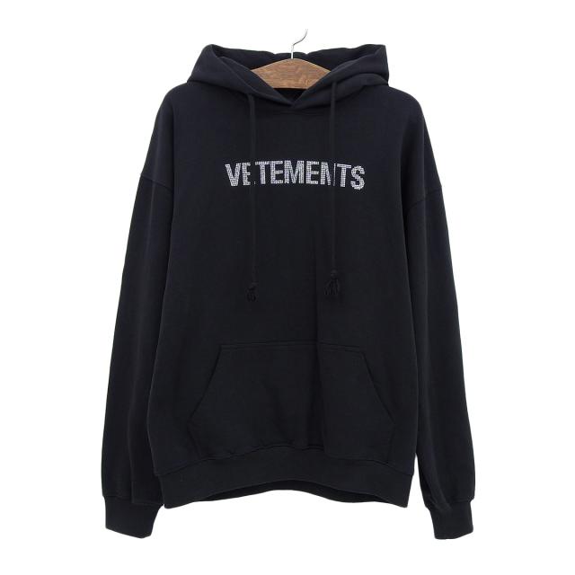 VETEMENTS ユニセックス ブラックパーカー VETEMENTS ユニセックス パーカー GARDEROBE 黒 - メルカリ