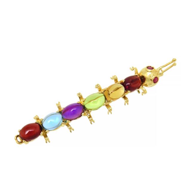 K18 折り鶴モチーフダイヤモンドピンブローチ k18 葉型ブローチ