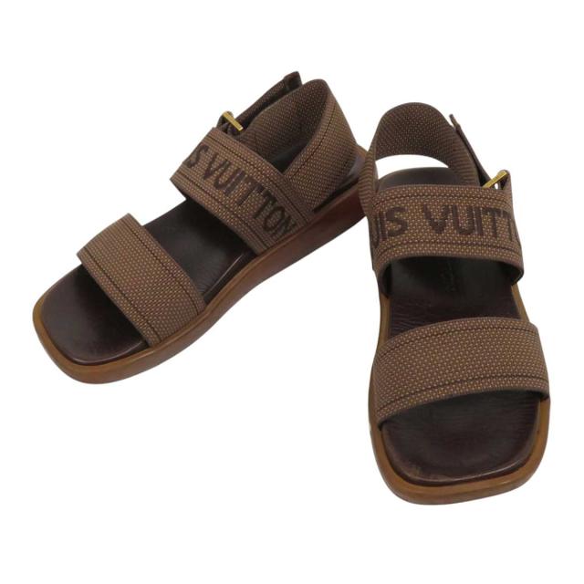 ルイヴィトン ビーチサンダル レディース ブラウン LOUIS VUITTON 中古 【アパレル・小物】
