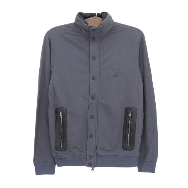 ルイヴィトン スウェット ジップアップ ジャケット RM111 MSJR20JRE メンズ グレー LOUIS VUITTON 中古 【アパレル・小物】