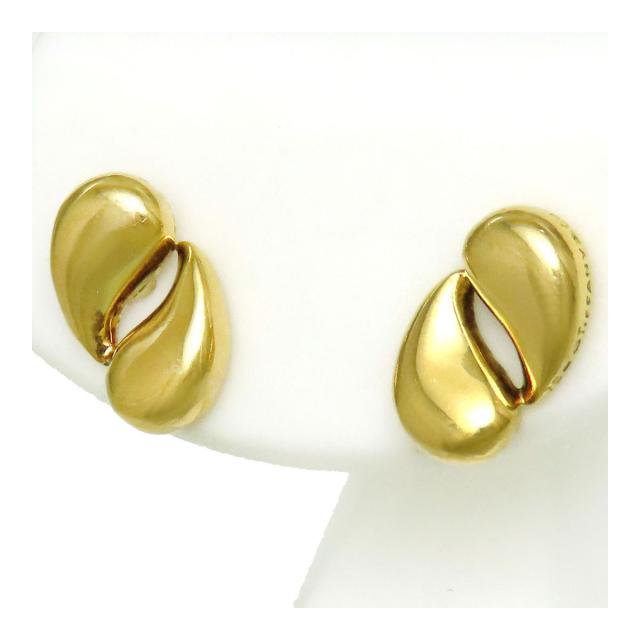 TIFFANY&Co. ティファニー ダブルループ イヤリング K18YG レディース  