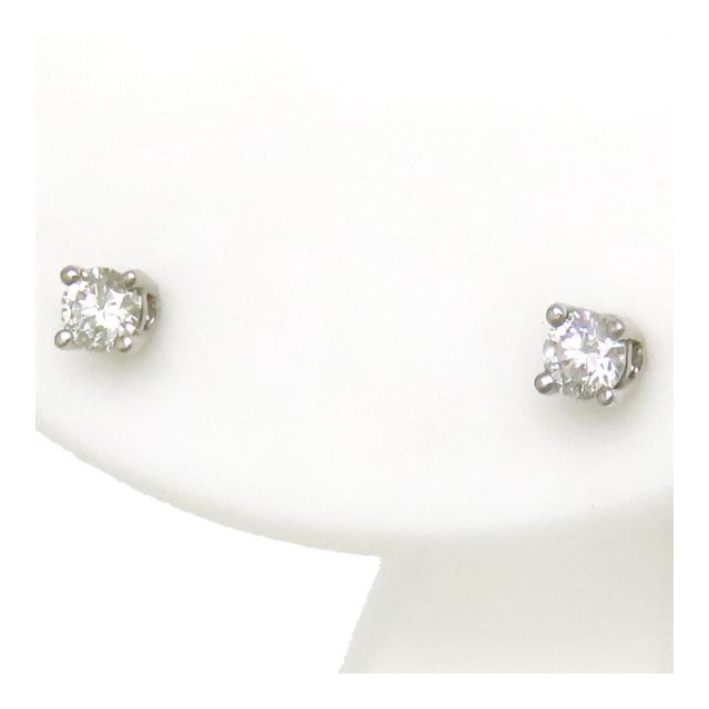 TIFFANY&Co ティファニー Pt950 ダイヤモンド ソリティア ピアス