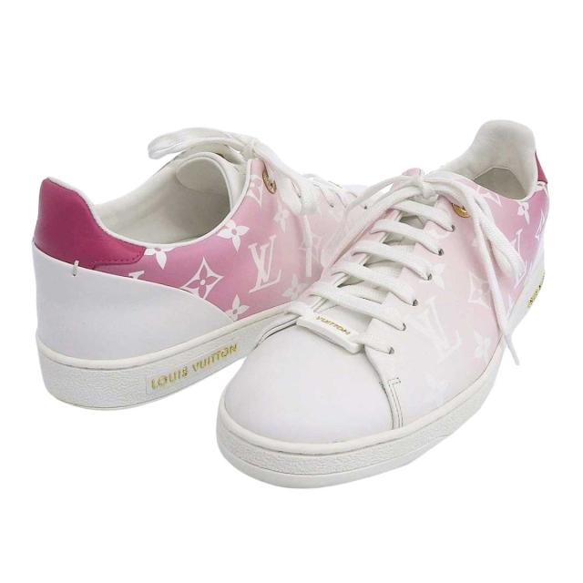 ルイヴィトン フロントロー ライン レザー スニーカー レディース