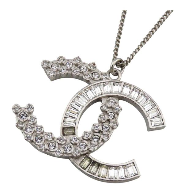 シャネル ココマーク バゲット ストラス ネックレス メタル ストラス ユニセックス CHANEL 中古 【アパレル・小物】