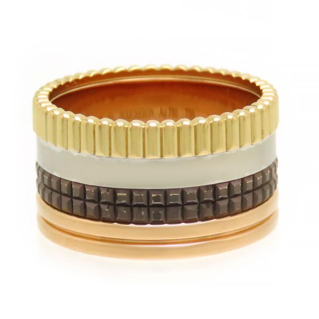 ブシュロン キャトル クラシック リング 14.5号(55) K18WG 仕上済