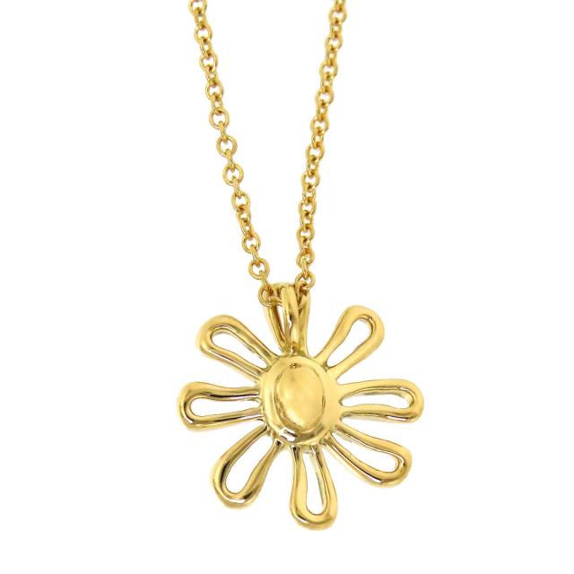 美品✨ティファニー　ネックレス　デイジー　K18　イエローゴールド　750YG ティファニー デイジーネックレス 750YG K18