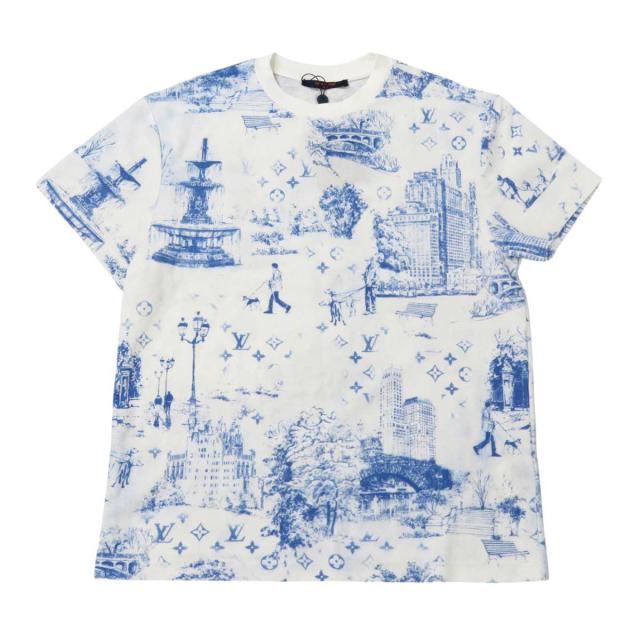 ルイヴィトン　louis vuittonモノグラムコットンピケTシャツ　平野紫耀 aaaaaaルイヴィトンlouis vuittonモノグラムコットンピケTシャツ平野紫