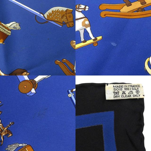 エルメス カレ 90 Raconte moi le Cheval お馬の話をして スカーフ ユニ