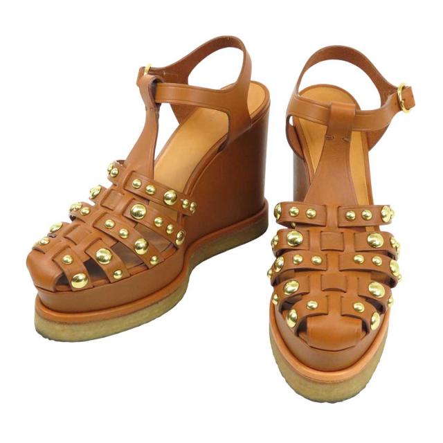 【CELINE セリーヌ 】美品☆マカダム柄デニムサンダル　サイズ36 23cm CELINE セリーヌ 】美品☆マカダム柄デニムサンダル サイズ36 23cm