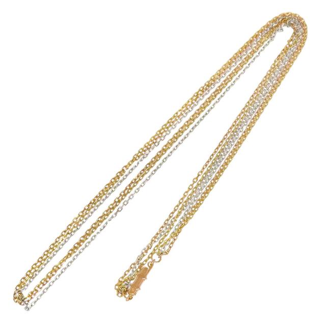 Cartier チェーンネックレス　K18 CARTIER カルティエ スパイク チェーン ネックレス K18イエロー