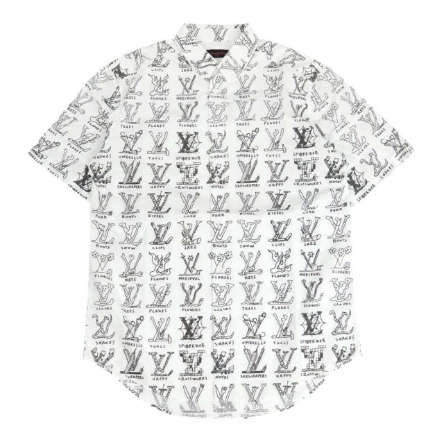 LOUIS VUITTONホワイト ロゴパターン ルイヴィトン LOUIS VUITTONホワイト ロゴパターン ルイヴィトン