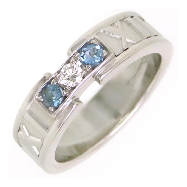 【美品】ジュエリーマキ K18 アクアマリン×ダイヤ #5 美品】ジュエリーマキ K18 アクアマリン×ダイヤ #5 音羽屋