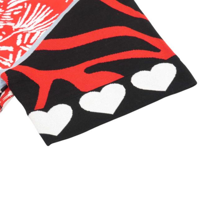 エルメス JUNGLE LOVE ショートスリーブ ワンピース レディース レッド  