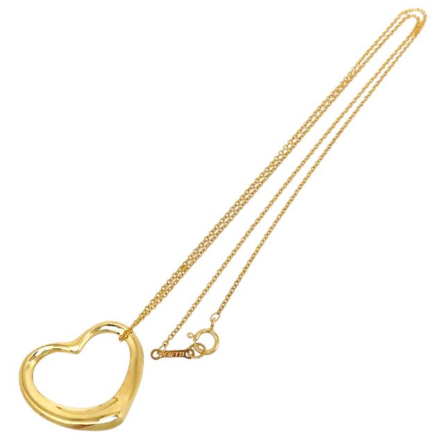 TIFFANY&Co. ティファニー オープンハートペンダントトップ 750YG