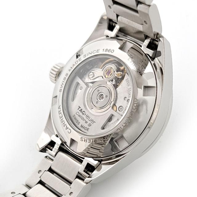 タグホイヤー カレラ 12Pダイヤ シェル WAR2414 自動巻き ステンレス  