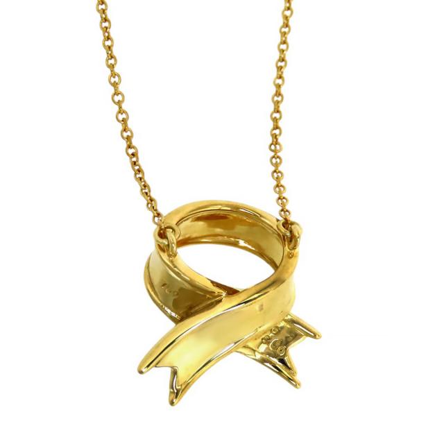 ティファニー バイザヤード ネックレス 750 (K18YG) レディース