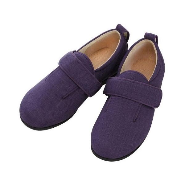徳武産業 ダブルマジックＩＩＩ 紫 ＬＬ /ダブルマジックＩＩＩ 介護シューズ 靴(4537944190932)の通販は 6,138円