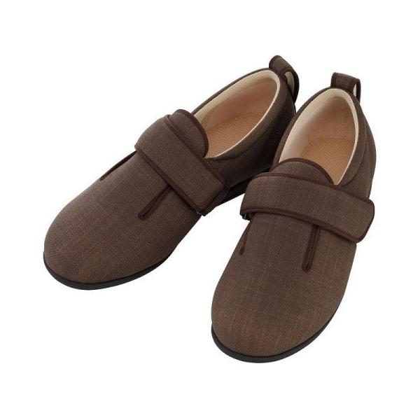 徳武産業 ダブルマジックＩＩＩ 茶 ＬＬ /ダブルマジックＩＩＩ 介護シューズ 靴(4537944191939)の通販は 6,138円