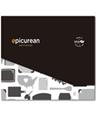 [レビューでクーポン]エピキュリアン カッティングボード　ギフトセット ブラック