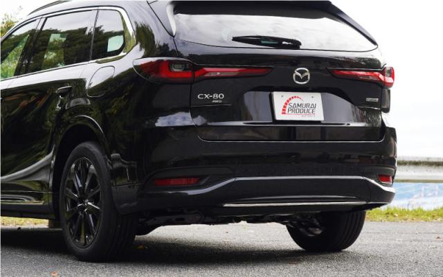 CX-80 リアリップ ガーニッシュ 1P 選べる2色 鏡面仕上げ ブラック鏡面仕上げの通販は